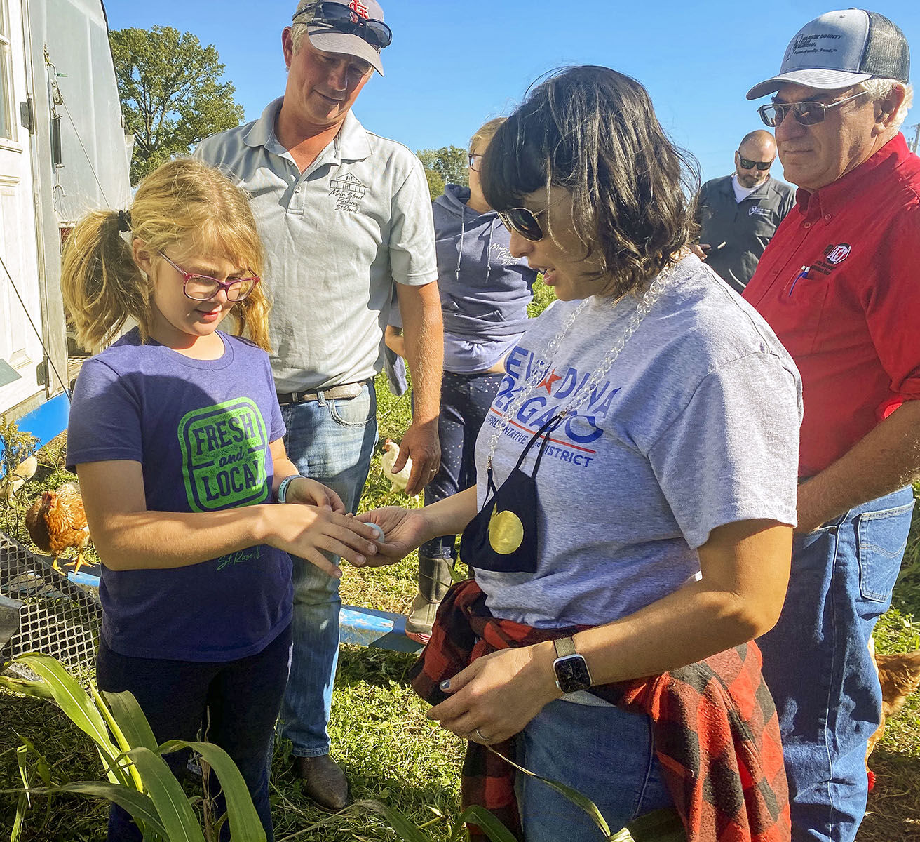 State Rep Eva-Dina Delgado farm tour